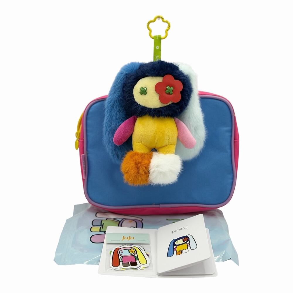CJ Hendry JUJU Pammy Mismatch Plush Keychain Complete SOLD OUT Limited - In Hand